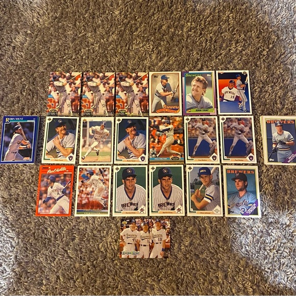 94 1989-1992 Milwaukee Brewers Baseball Cards - Picture 1 of 1